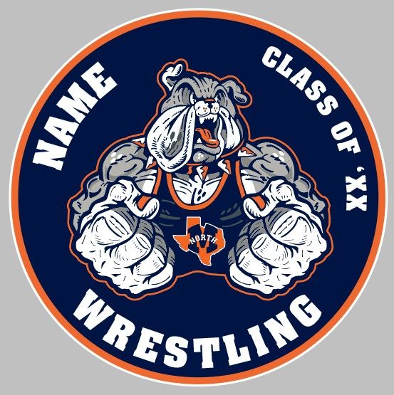 North Wrestling - Window Decal