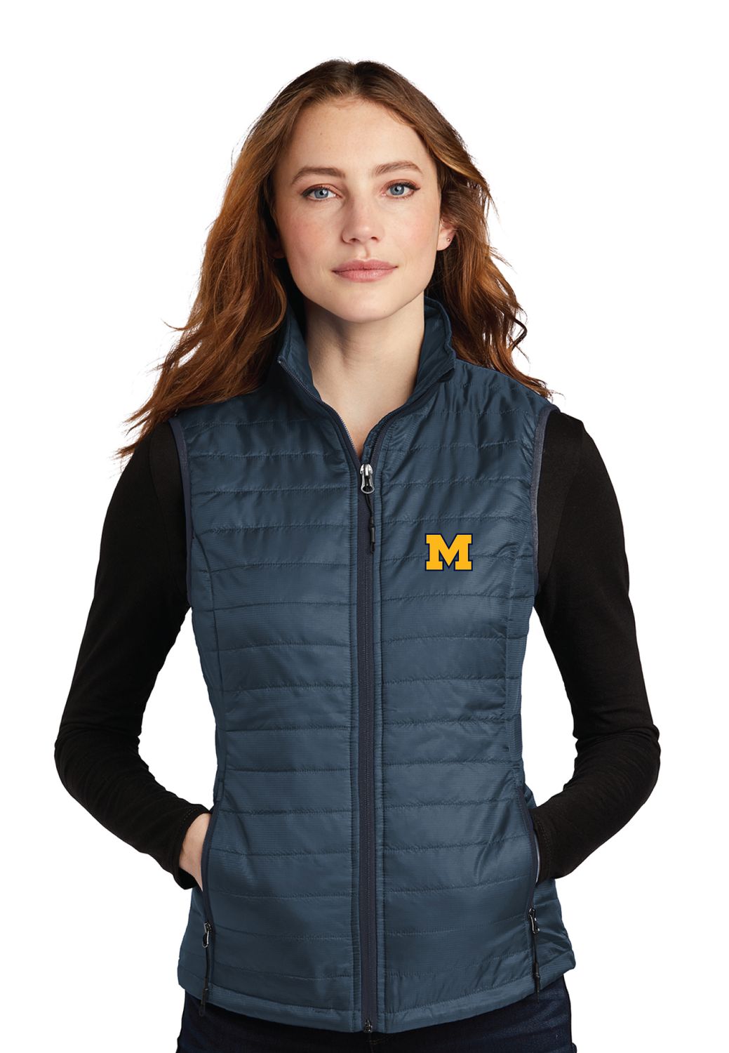 Ladies Packable Puffy Vest