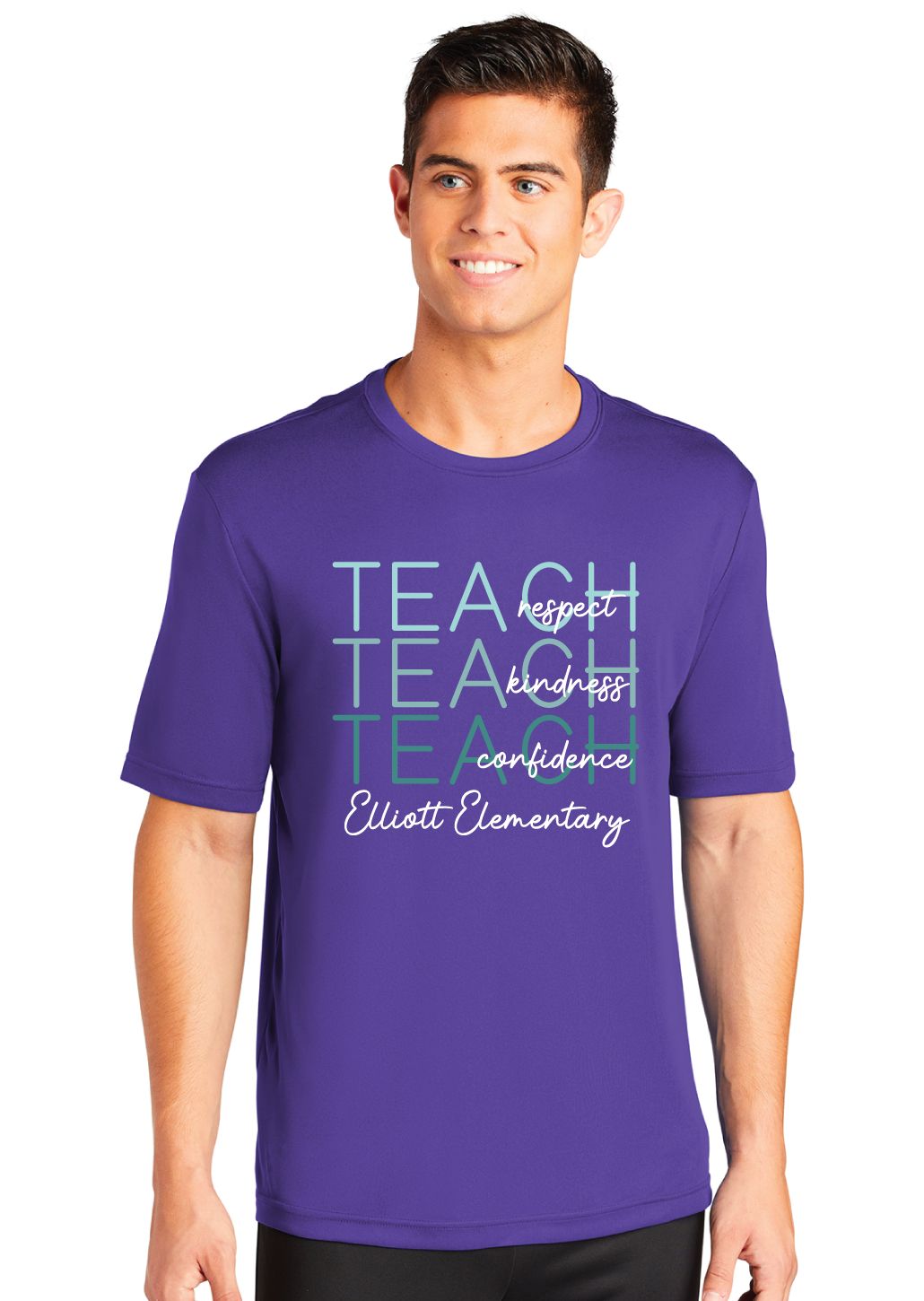 Elliott Elementary - Teach - Dri-Fit Short Sleeve