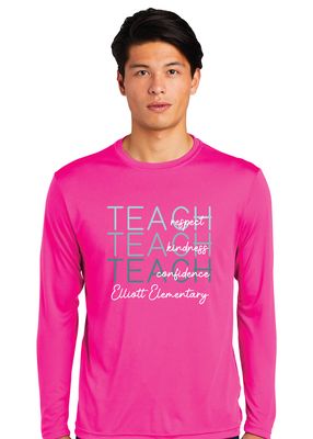Elliott Elementary - Teach - Dri-Fit Long Sleeve