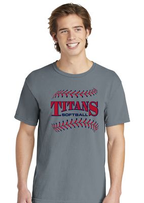 Centennial Softball - Laces - Comfort Colors Short Sleeve