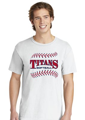 Centennial Softball - Laces - Comfort Colors Short Sleeve