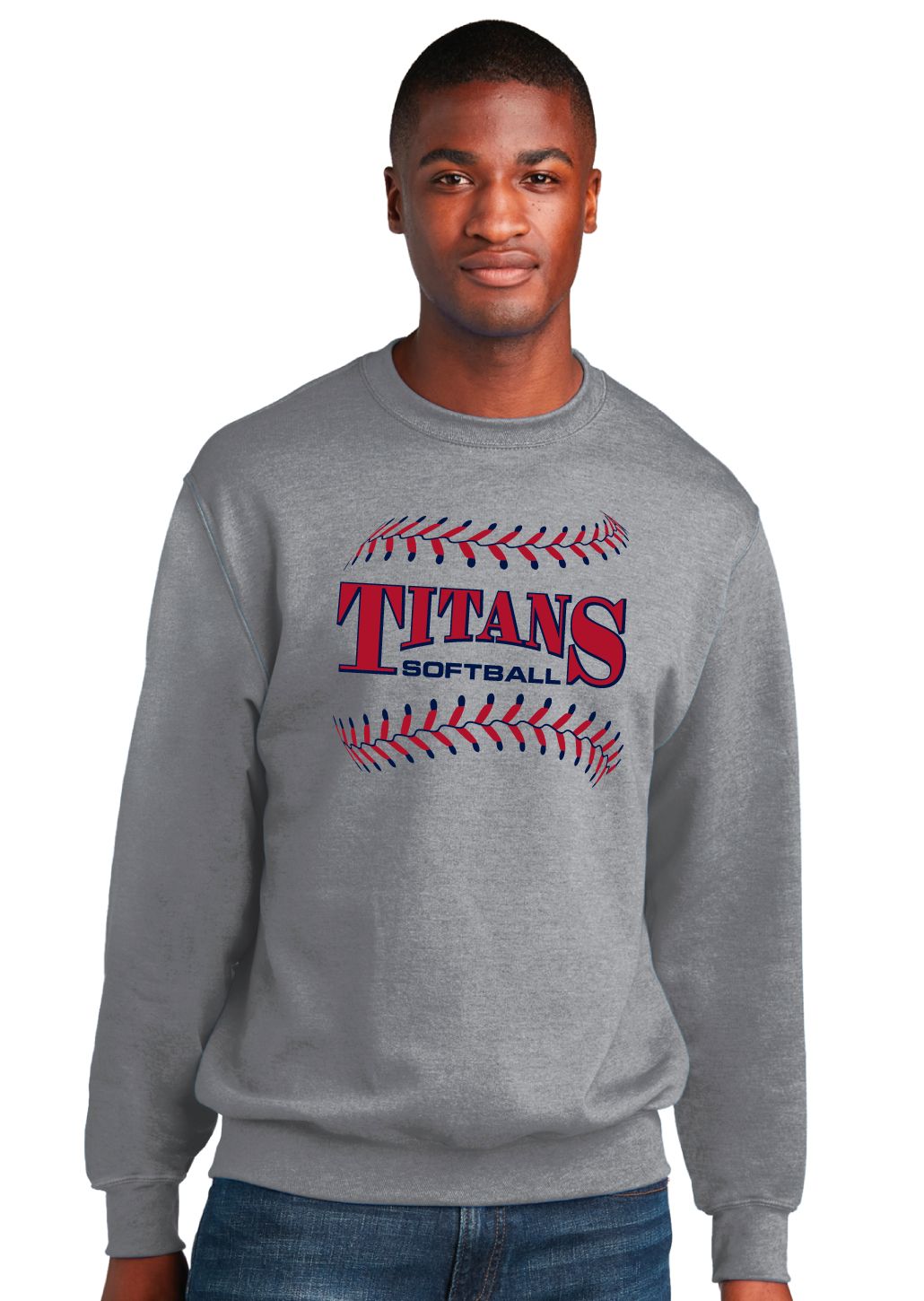 Centennial Softball - Laces - Crew Sweatshirt