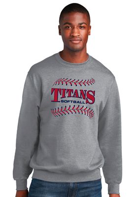 Centennial Softball - Laces - Crew Sweatshirt