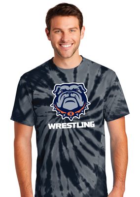 North Wrestling - Bulldog - Tie-Dye Short Sleeve