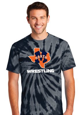 North Wrestling - Texas - Tie-Dye Short Sleeve