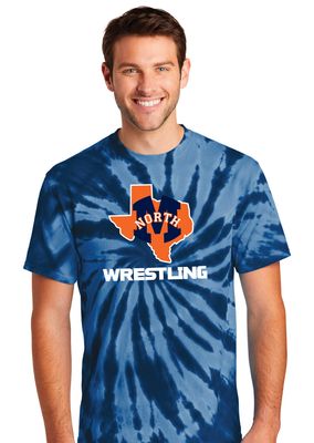 North Wrestling - Texas - Tie-Dye Short Sleeve