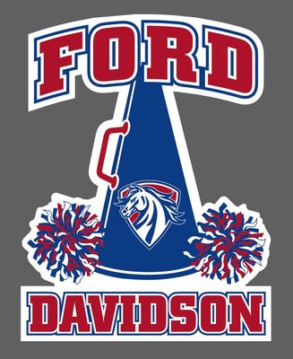 Ford Mustangs - Cheer Window Decal