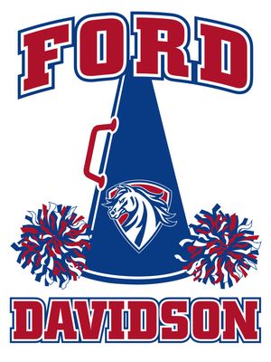 Ford Mustangs - Cheer Yard Sign