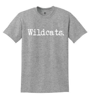 Eddins Wildcats - Typewriter - Short Sleeve