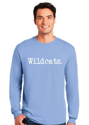 Eddins Wildcats - Typewriter - Long Sleeve