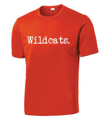 Eddins Wildcats - Typewriter - Dri-Fit Short Sleeve