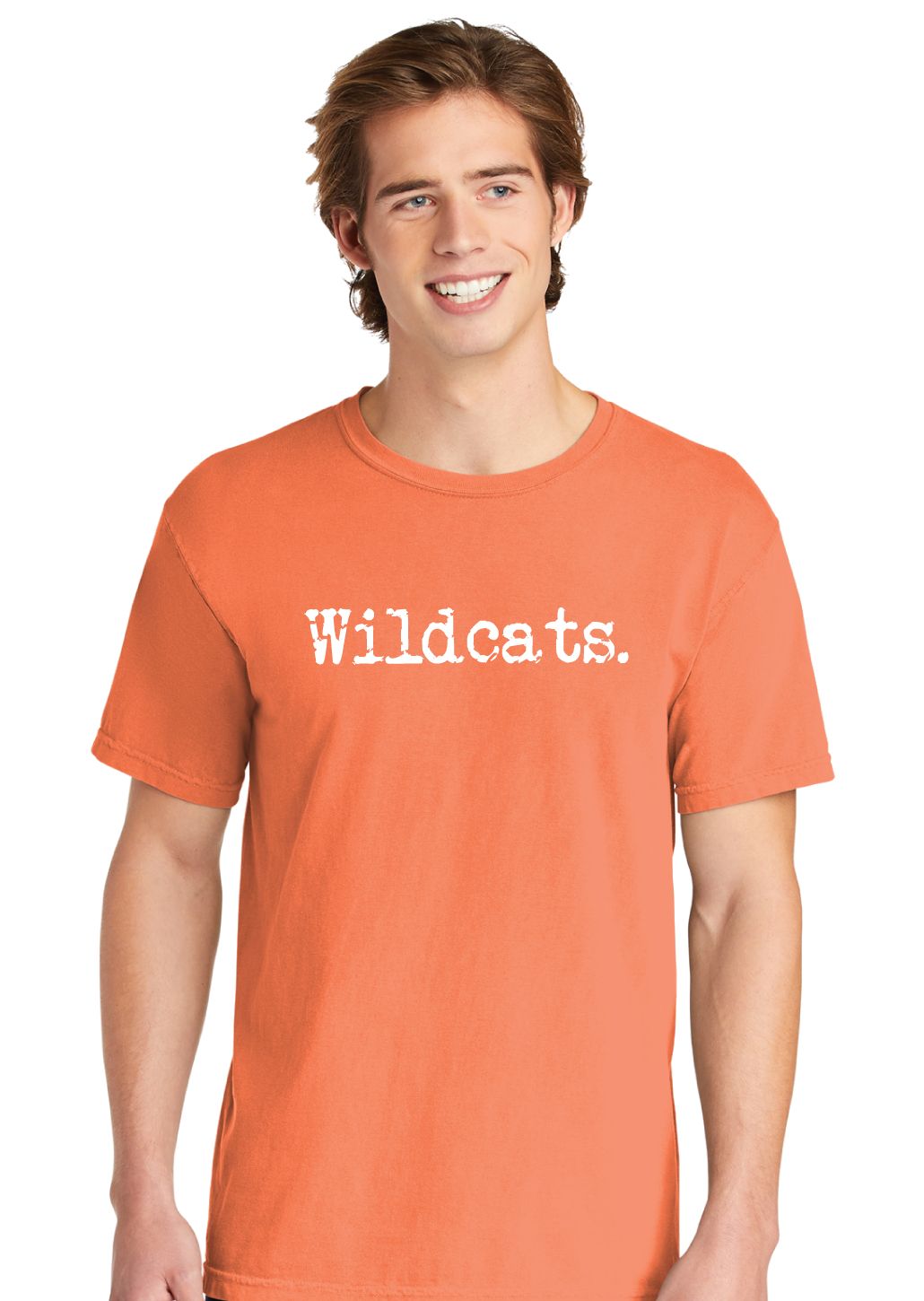 Eddins Wildcats - Typewriter - Comfort Colors Short Sleeve