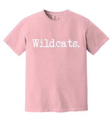 Eddins Wildcats - Typewriter - Comfort Colors Short Sleeve