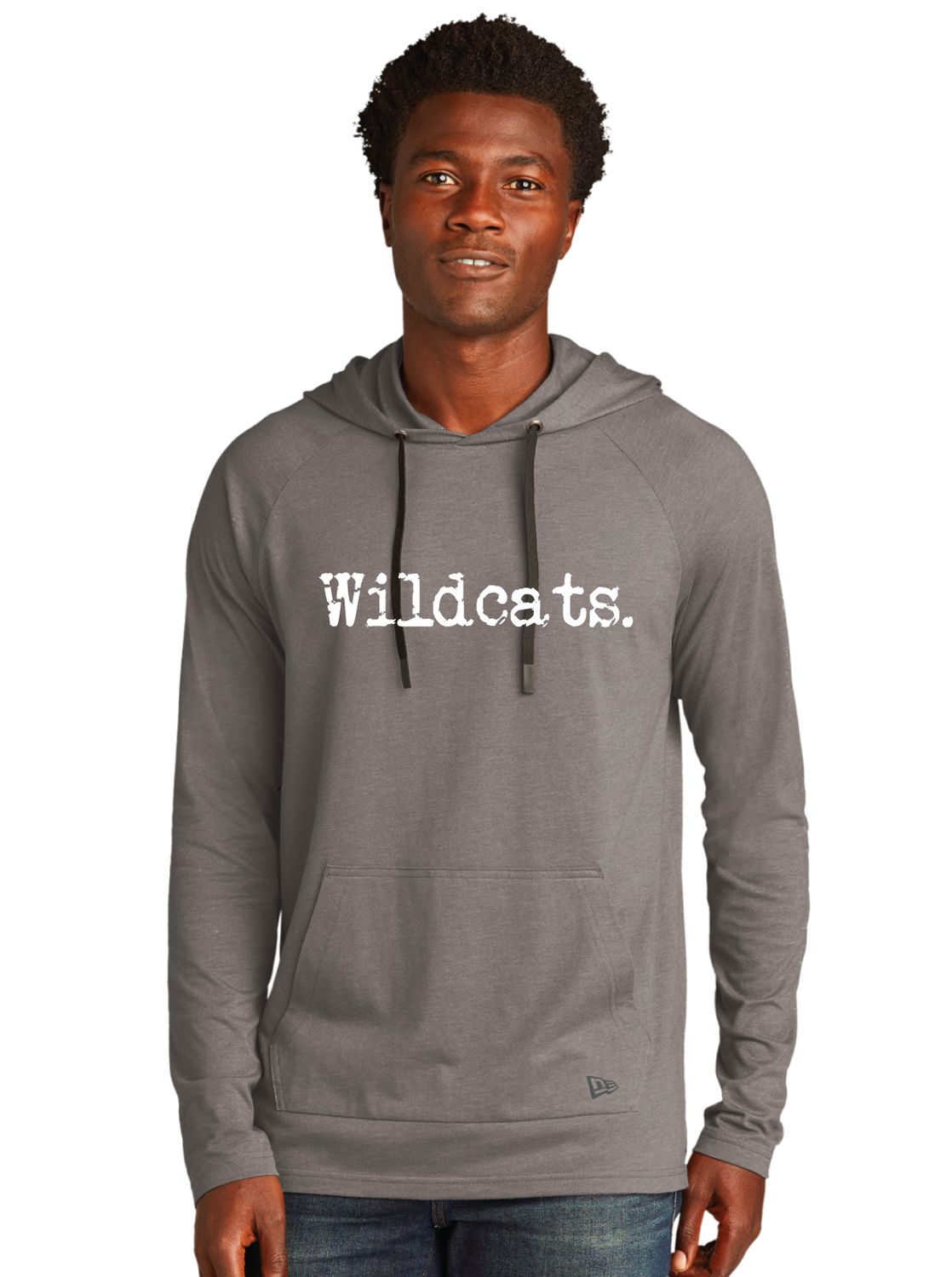 Eddins Wildcats - Typewriter - TriBlend Hoodie