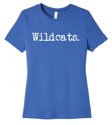 Eddins Wildcats - Typewriter - Bella+Canvas Ladies