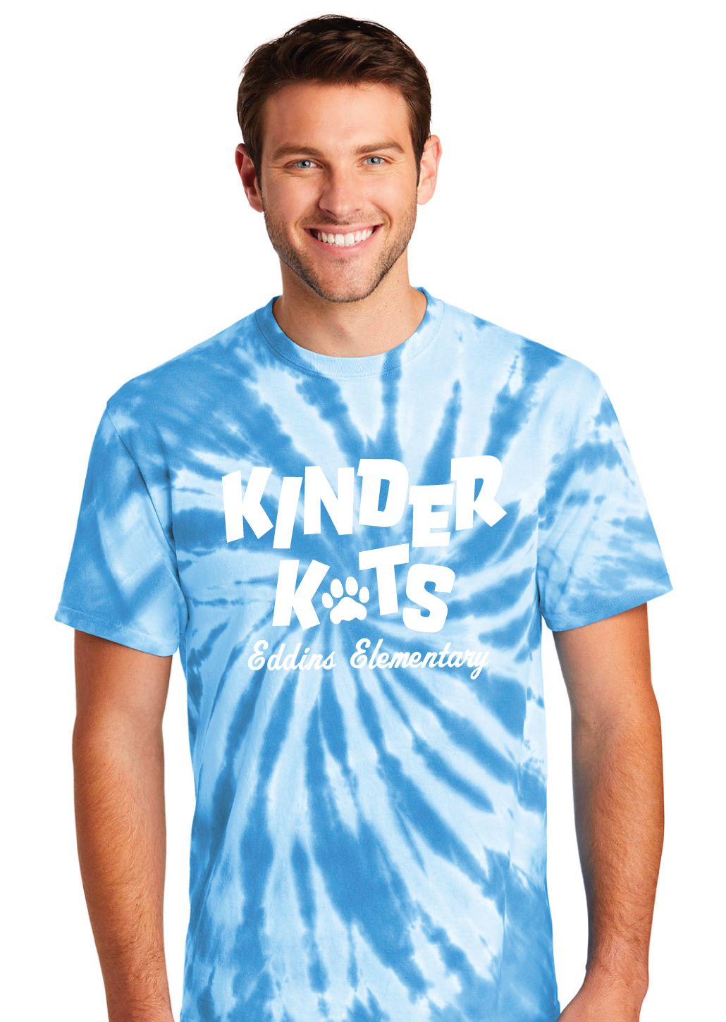 Eddins Wildcats - 25-26 Kinder Kats - Tie Dye Short Sleeve