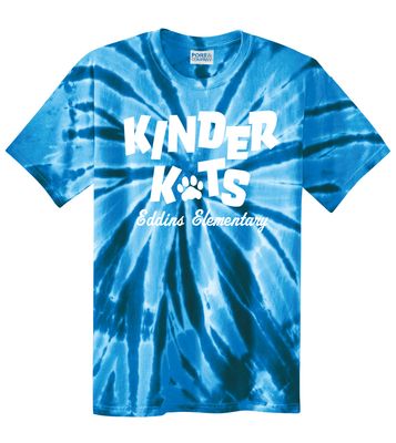 Eddins Wildcats - 25-26 Kinder Kats - Tie Dye Short Sleeve