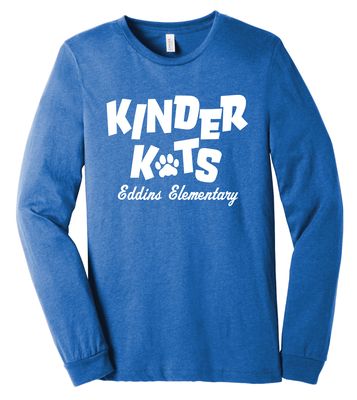 Eddins Wildcats - 25-26 Kinder Kats - Bella+Canvas Long Sleeve