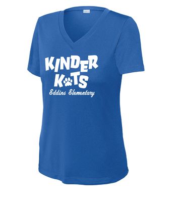 Eddins Wildcats - 25-26 Kinder Kats - Dri-Fit V-Neck Tee