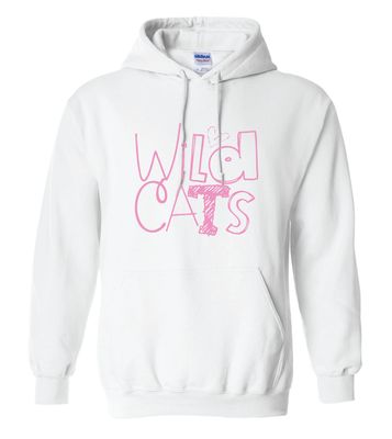 Eddins Wildcats - Pencil Drawn - Hoodie