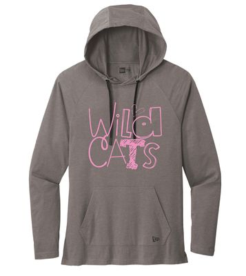 Eddins Wildcats - Pencil Drawn - TriBlend Hoodie