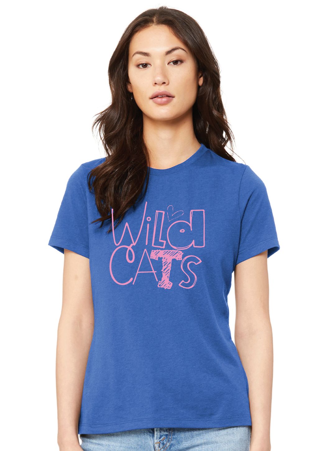 Eddins Wildcats - Pencil Drawn - Bella+Canvas Ladies