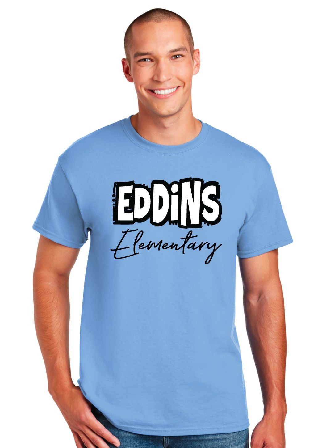 Eddins Wildcats - Bubble Letters - Short Sleeve