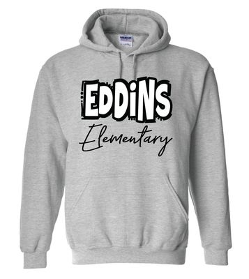 Eddins Wildcats - Bubble Letters - Hoodie