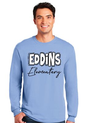 Eddins Wildcats - Bubble Letters - Long Sleeve