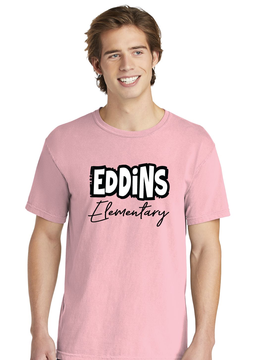 Eddins Wildcats - Bubble Letters - Comfort Colors Short Sleeve