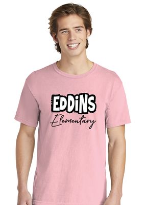 Eddins Wildcats - Bubble Letters - Comfort Colors Short Sleeve