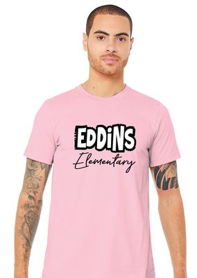 Eddins Wildcats - Bubble Letters - Bella+Canvas Short Sleeve