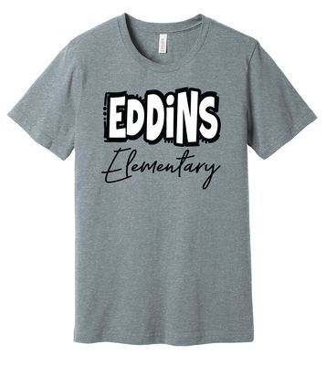 Eddins Wildcats - Bubble Letters - Bella+Canvas Short Sleeve