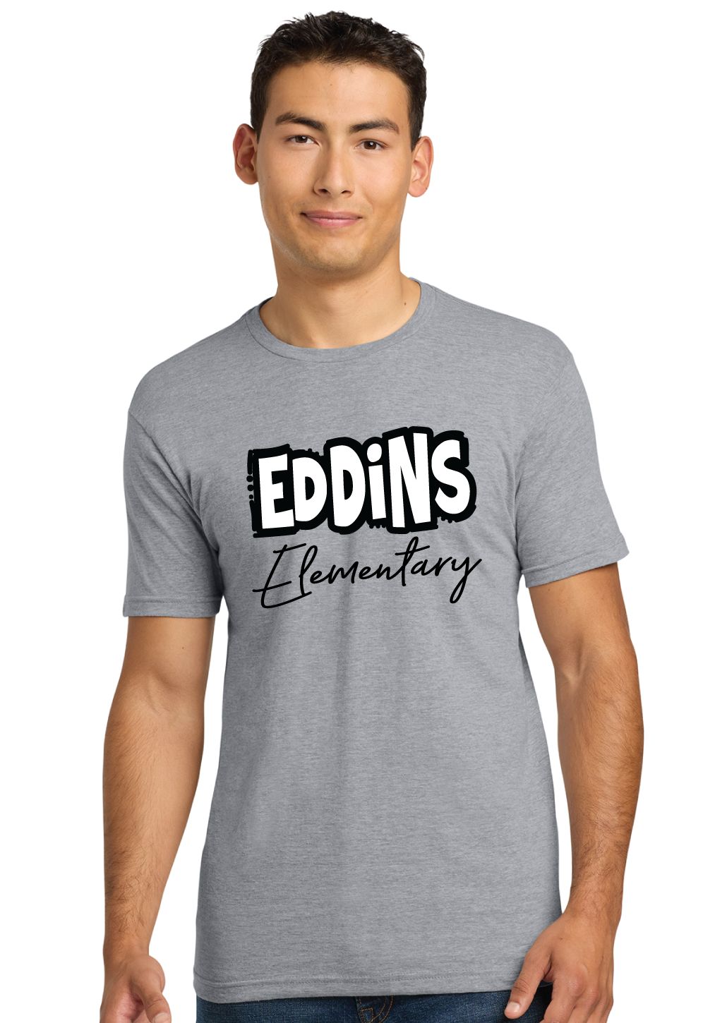 Eddins Wildcats - Bubble Letters - Next Level Short Sleeve