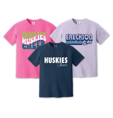 Ereckson Huskies - Cheer Gear - 2025-26 Shirt Bundle