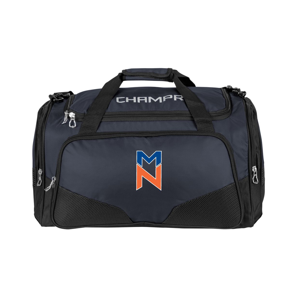 North Band - Duffle Bag, Embroidered Logo: North Band Logo, Duffle Bag Color: Navy