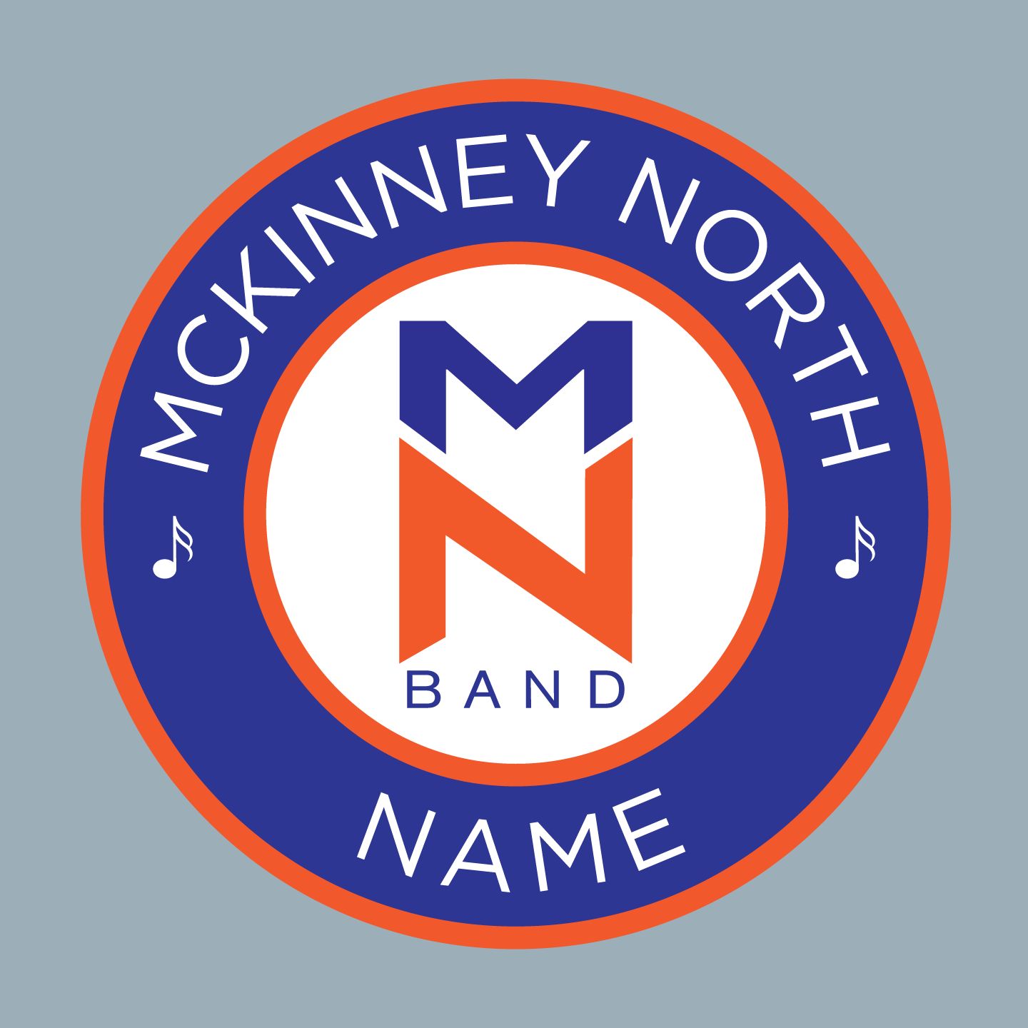 North Band - Yard Sign, Personalization Options: NAME