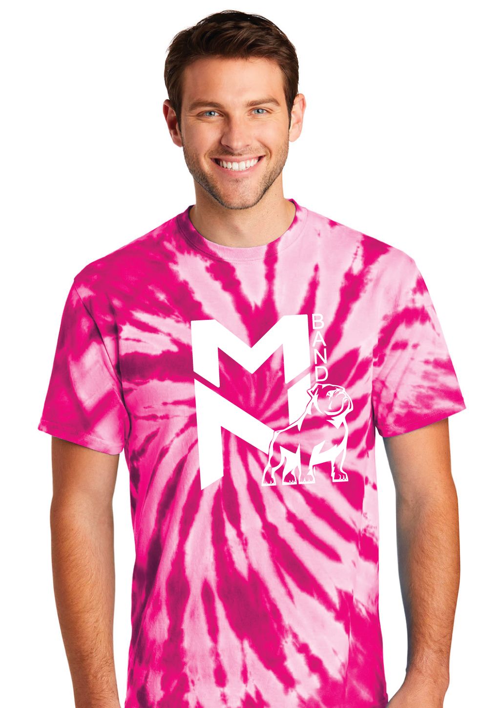 McKinney North Band - Big MN - Tie Dye Short Sleeve