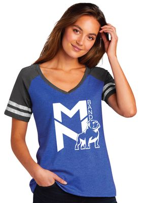 McKinney North Band - Big MN - Game V-Neck Tee