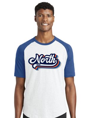 McKinney North Band - Groovy North - Short Sleeve Colorblock Raglan