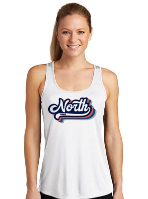 McKinney North Band - Groovy North - Dri-Fit Racerback Tank