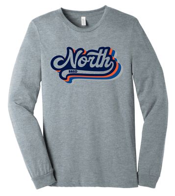 McKinney North Band - Groovy North - Bella+Canvas Long Sleeve
