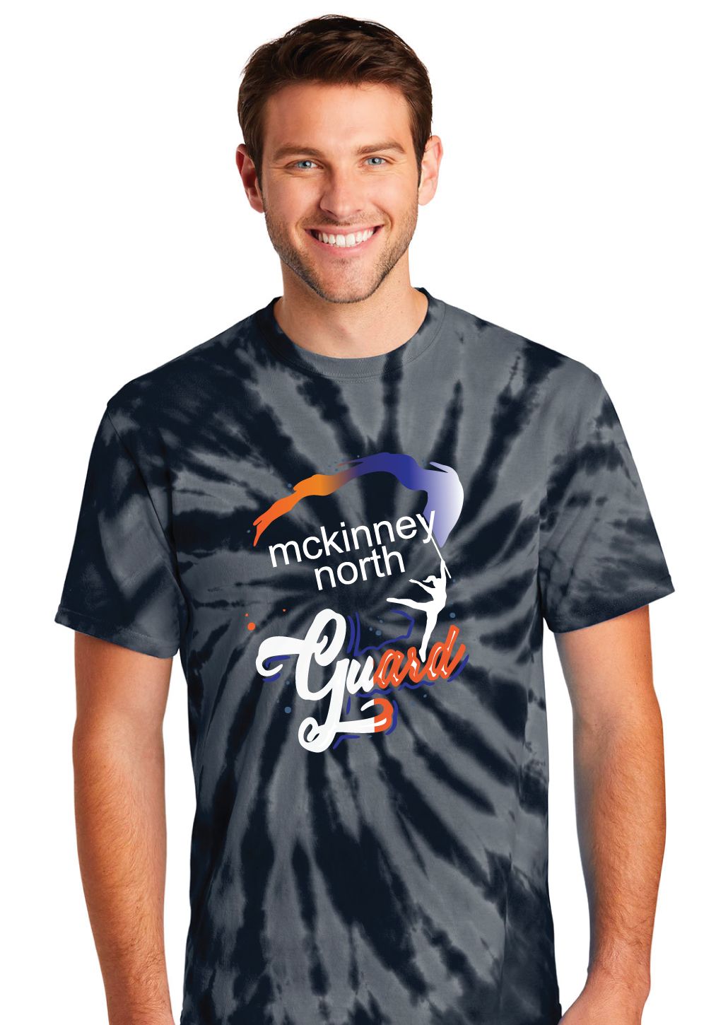 McKinney North Band - Guard Ombre - Tie Dye Short Sleeve