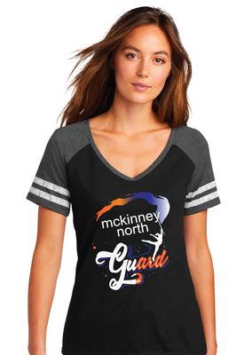 McKinney North Band - Guard Ombre - Game V-Neck Tee