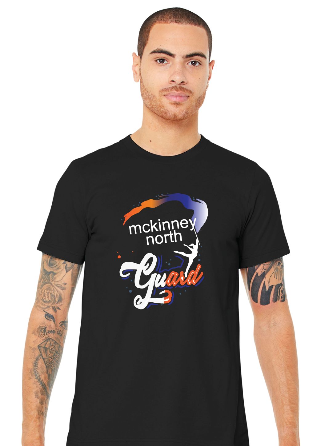McKinney North Band - Guard Ombre - Bella+Canvas Short Sleeve