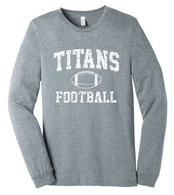 Centennial Football - Varsity - Bella+Canvas Long Sleeve