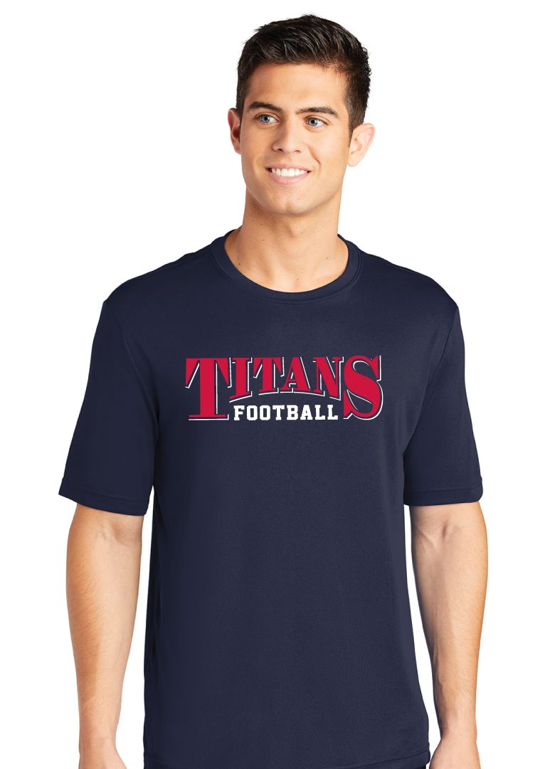 Centennial Football - Arched - Dri-Fit Short Sleeve