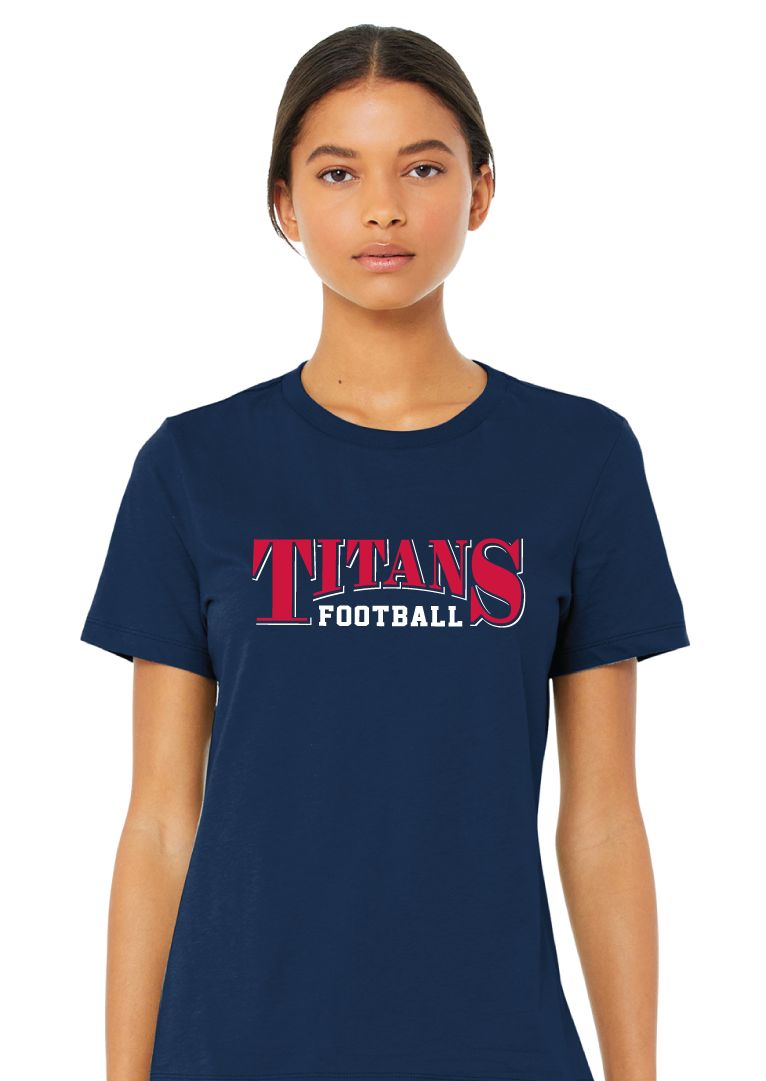 Centennial Football - Arched - Bella+Canvas Ladies