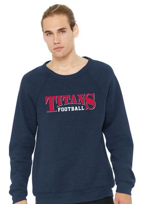 Centennial Football - Arched - Bella+Canvas Crew Sweatshirt